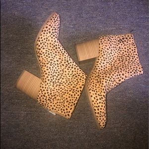 Cheetah print Boots